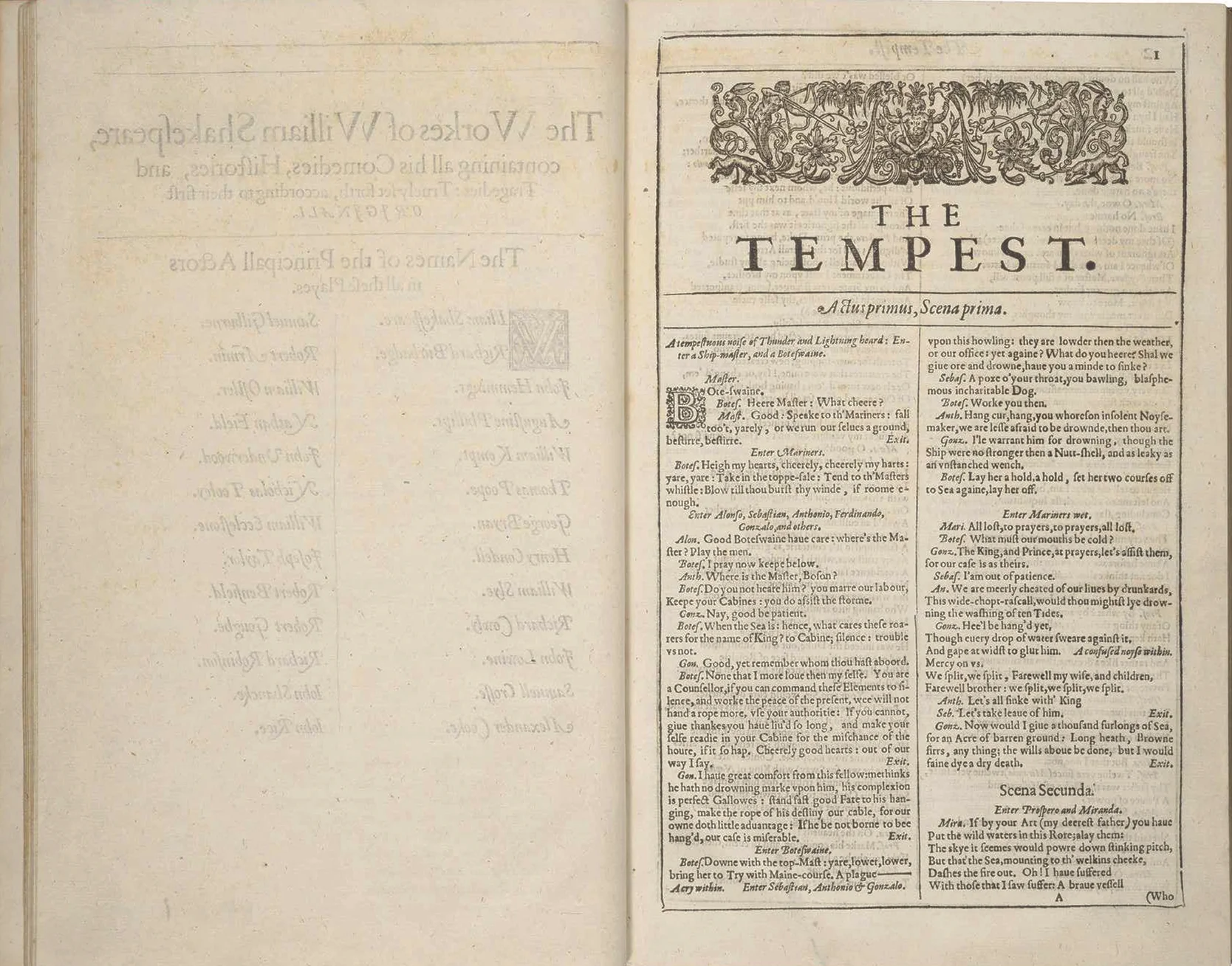 The First Folio of Shakespeare — A. P. Manuscripts